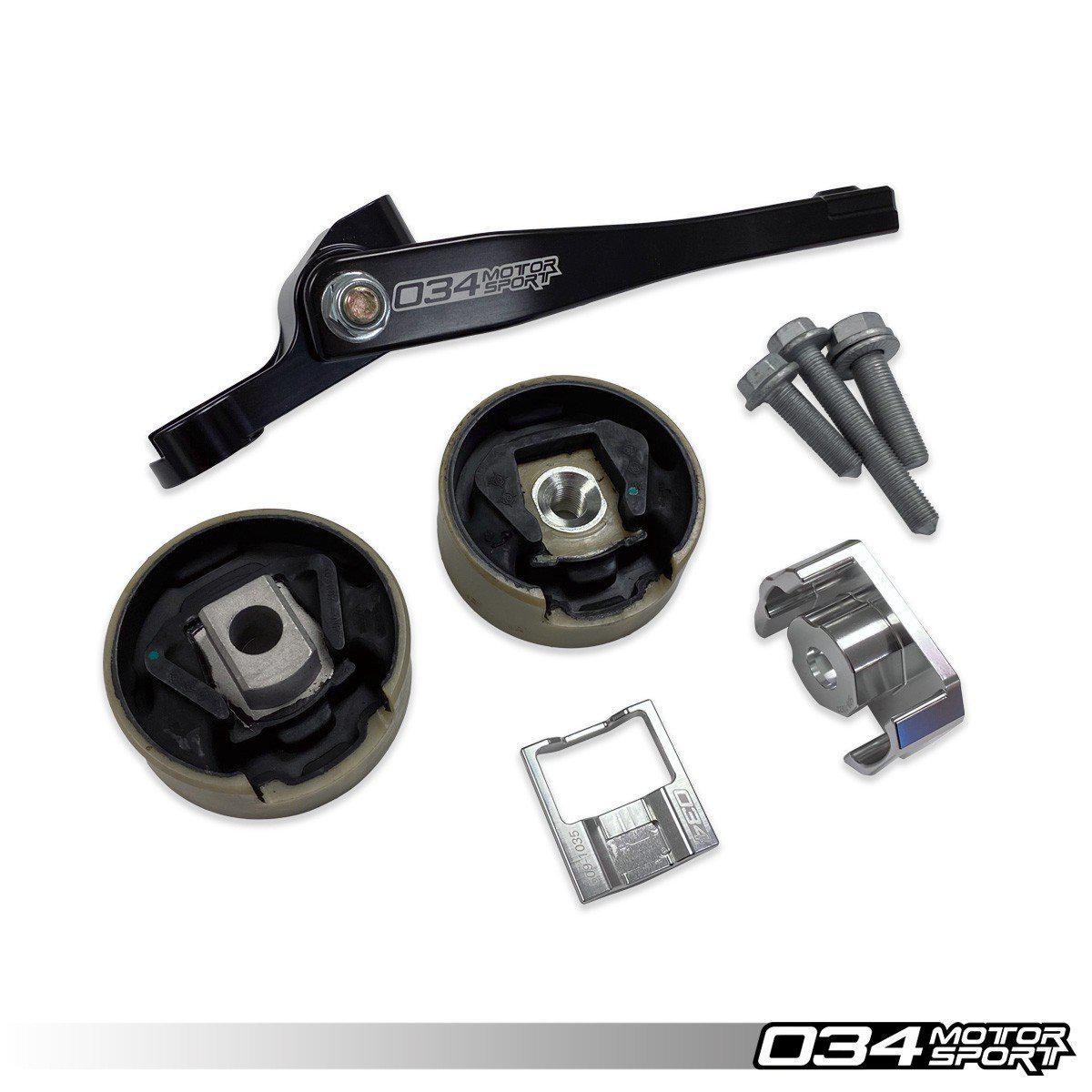 034Motorsport Billet Spherical Dogbone Mount Performance Pack With Dogbone Pucks, Audi 8V.5a3/S3 And Volkswagen Mk7.5 Golf/Golf R/GTI/Jetta With 7-Speed Dsg-A Little Tuning Co