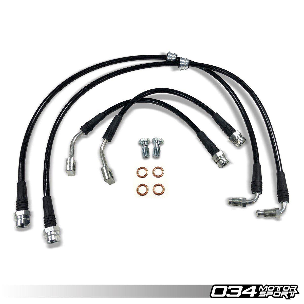 Stainless Steel Braided Brake Line Kit, 8S/8V.5 Audi TTRS & RS3-A Little Tuning Co