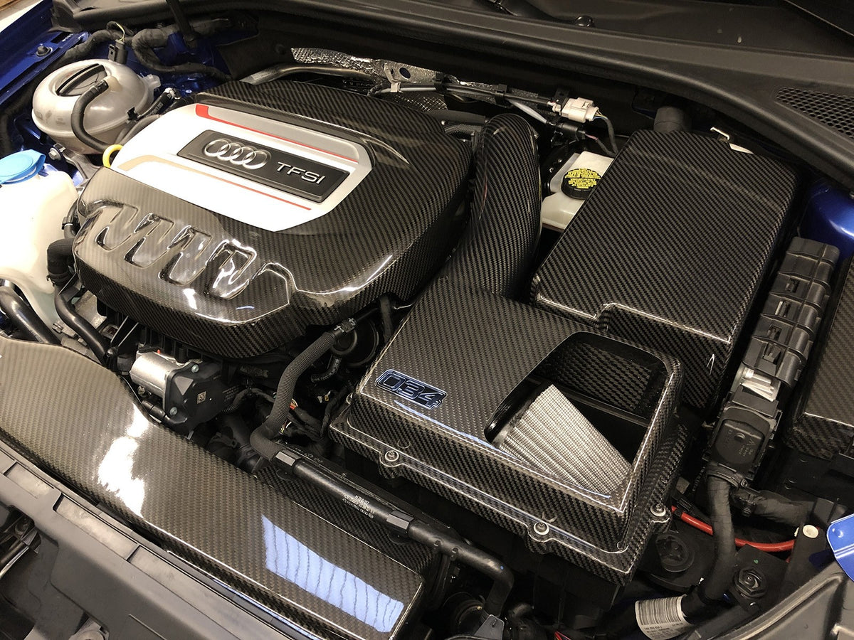 X34 Carbon Fiber MQB Open-Top Cold Air Intake System, 8V Audi A3/S3/TT/TTS, MkVII VW Golf/GTI/R & MkVII VW G - image 5
