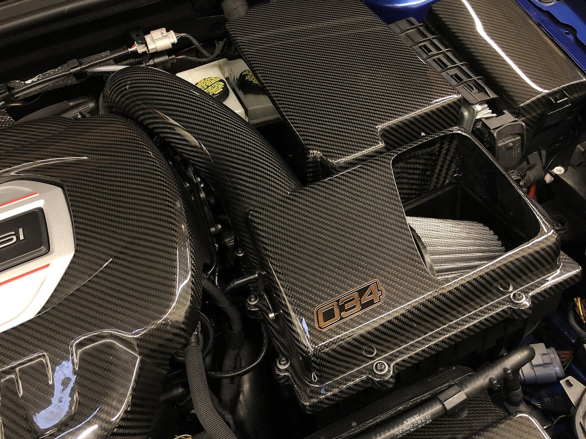 X34 Carbon Fiber MQB Open-Top Cold Air Intake System, 8V Audi A3/S3/TT/TTS, MkVII VW Golf/GTI/R & MkVII VW G - image 6