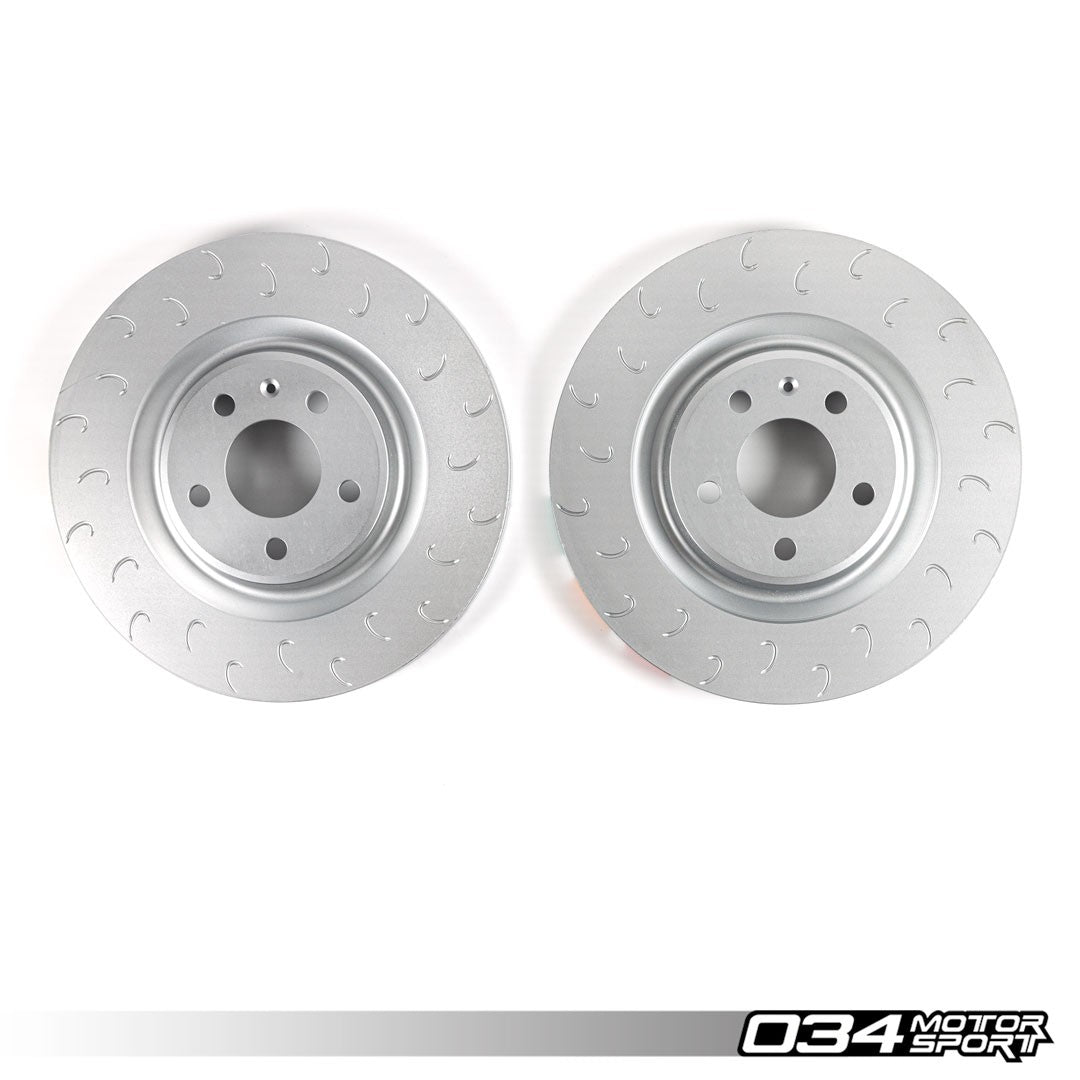 1-Piece Rear Brake Rotor Upgrade Kit, Audi B8/B8.5, B9/B9.5, C7/C7.5 A6/A7, & D4 A8