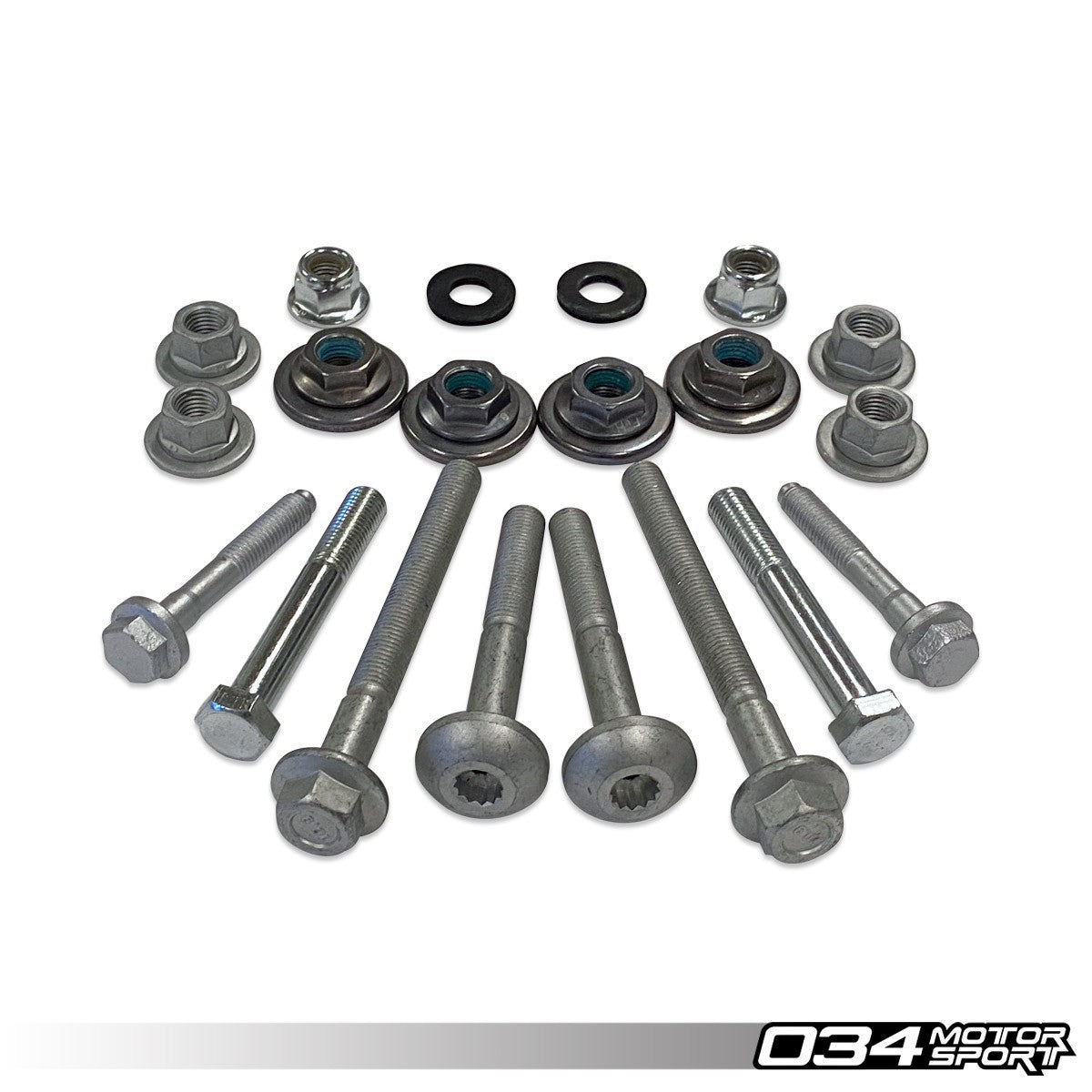034Motorsport Lower Control Arm M12 Hardware Kit for B8/B8.5 Audi A4/S4/RS4, A5/S5/RS5, Q5/SQ5, C7/C7.5 A6/S6/RS6, A7/S7
