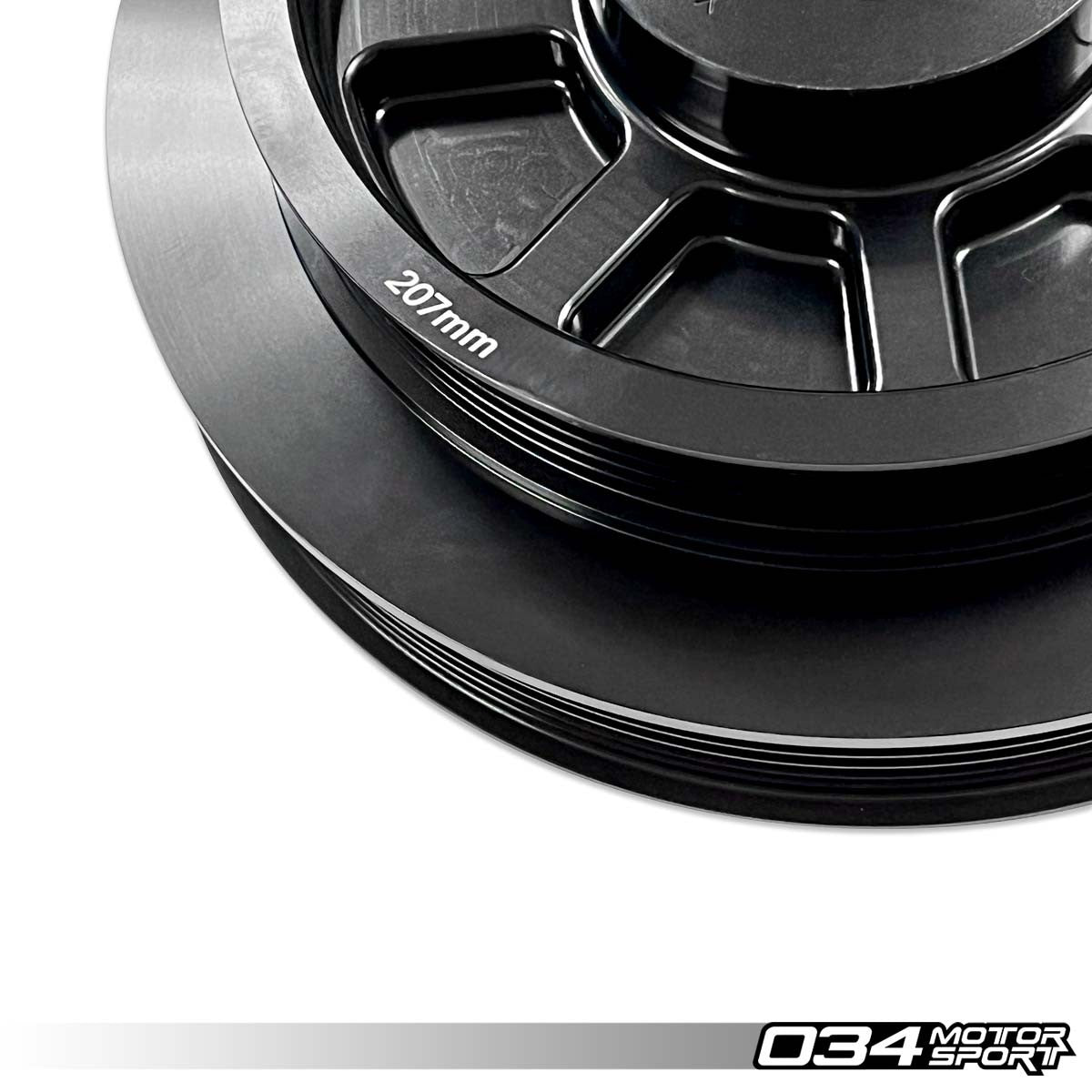 034Motorsport 3.0 TFSI Supercharger 207mm Crank Pulley Upgrade, B8/B8.5 Audi S4/S5/Q5/SQ5 & C7 Audi A6/A7 - image 5