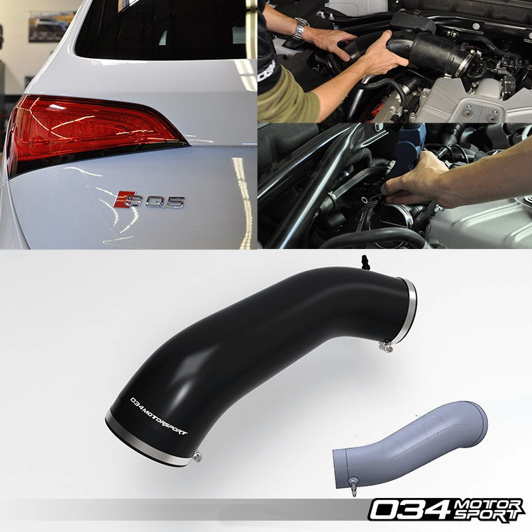 Audi Q5/SQ5 3.0 TFSI Throttle Body Inlet Hose, High-Flow Silicone - image 3