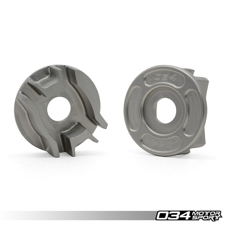 034Motorsport Billet Aluminum Rear Differential Carrier Mount Insert Kit, B8 Audi A4/S4/RS4, A5/S5/RS5, Q5/SQ5 & C7 Audi