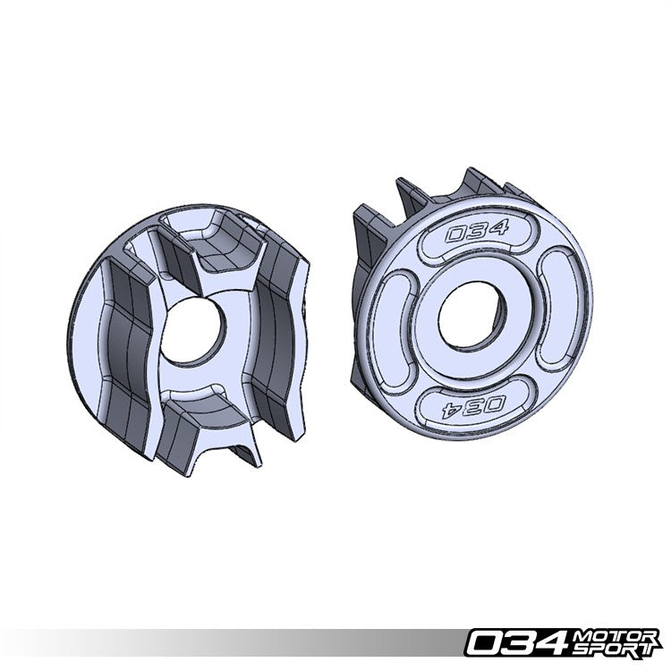 034Motorsport Billet Aluminum Rear Differential Carrier Mount Insert Kit, B8 Audi A4/S4/RS4, A5/S5/RS5, Q5/S - image 2
