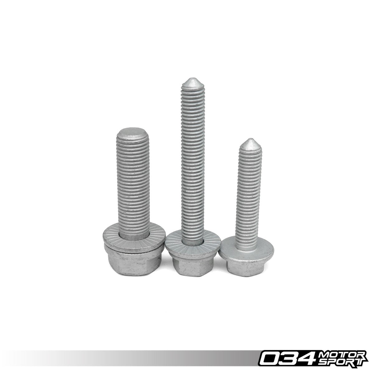 034MOTORSPORT BILLET SPHERICAL DOGBONE MOUNT HARDWARE KIT, 8V/8S AUDI A3/S3/TT/TTS & MKVII VOLKSWAGEN GOLF/GTI/R