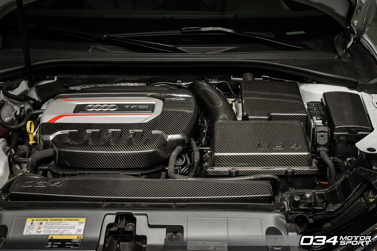 Carbon Fiber Engine Cover Package, 8V Audi S3 - image 5