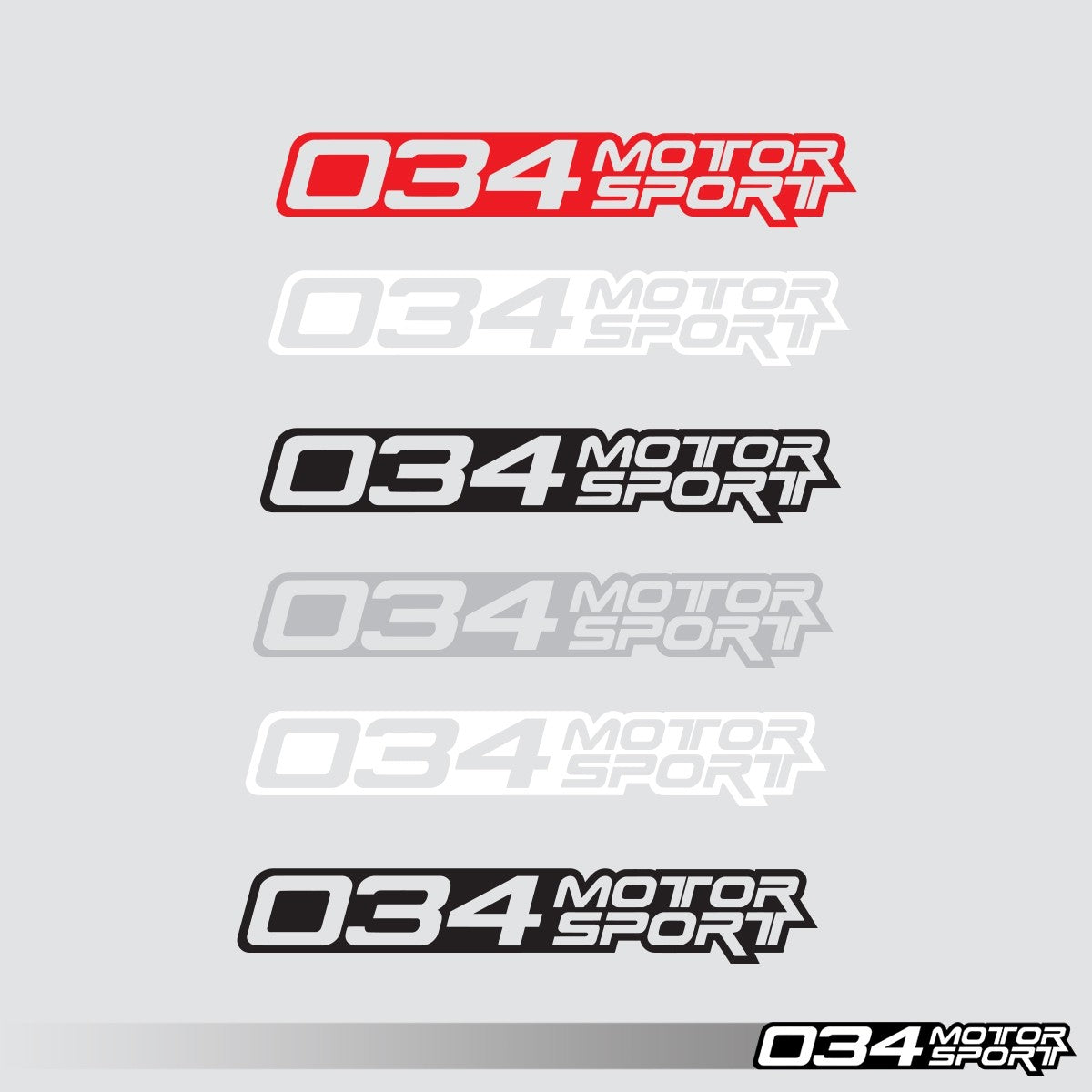 Decal, Die Cut, 034Motorsport