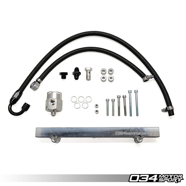 Drop-In High-Flow Fuel Rail Upgrade Kit, Audi/Volkswagen 1.8T, Billet Aluminum