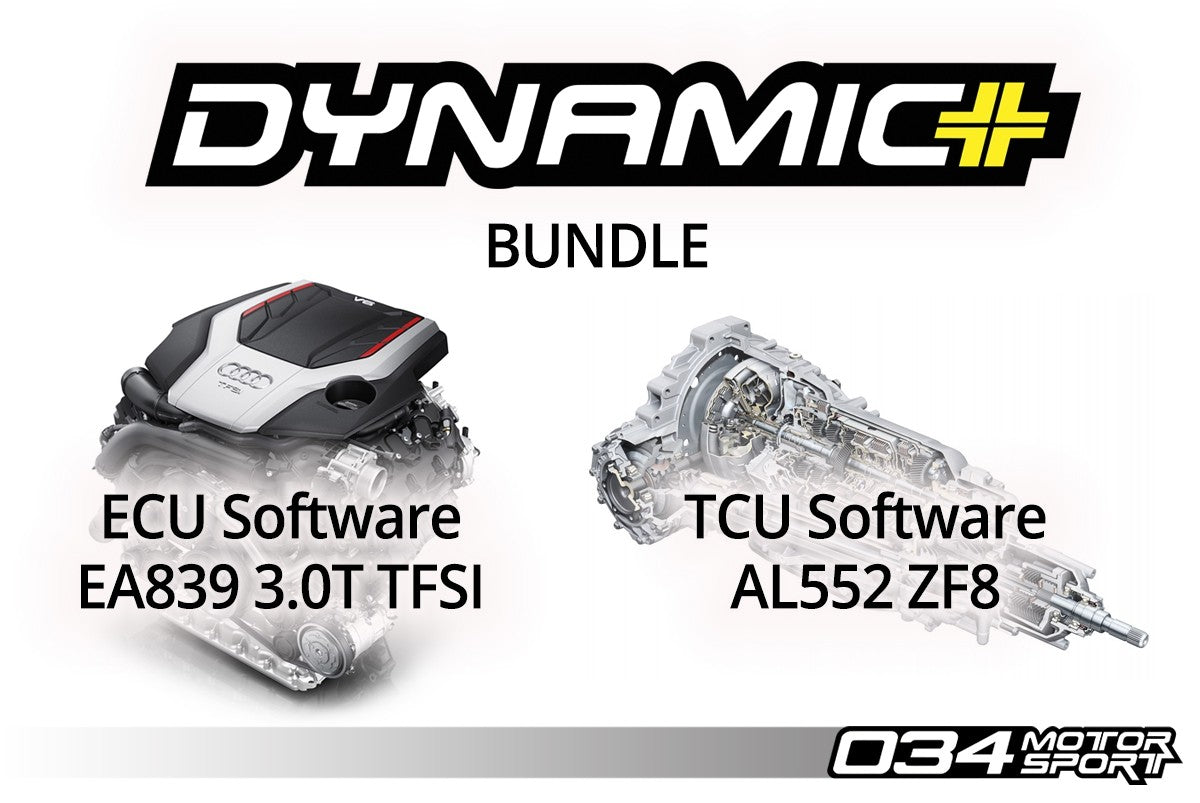 034Motorsport B9/B9.5 Audi S4/S5/SQ5 & 4M.5 Q7/Q8 EA839 3.0T Dynamic+ Performance ECU & AL552 ZF8 Transmission Tuning Bundle
