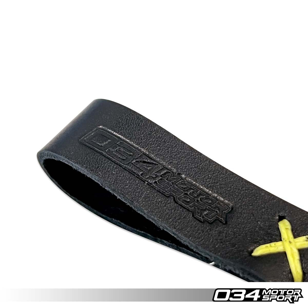 034Motorsport Embossed Leather Key Chain - image 2