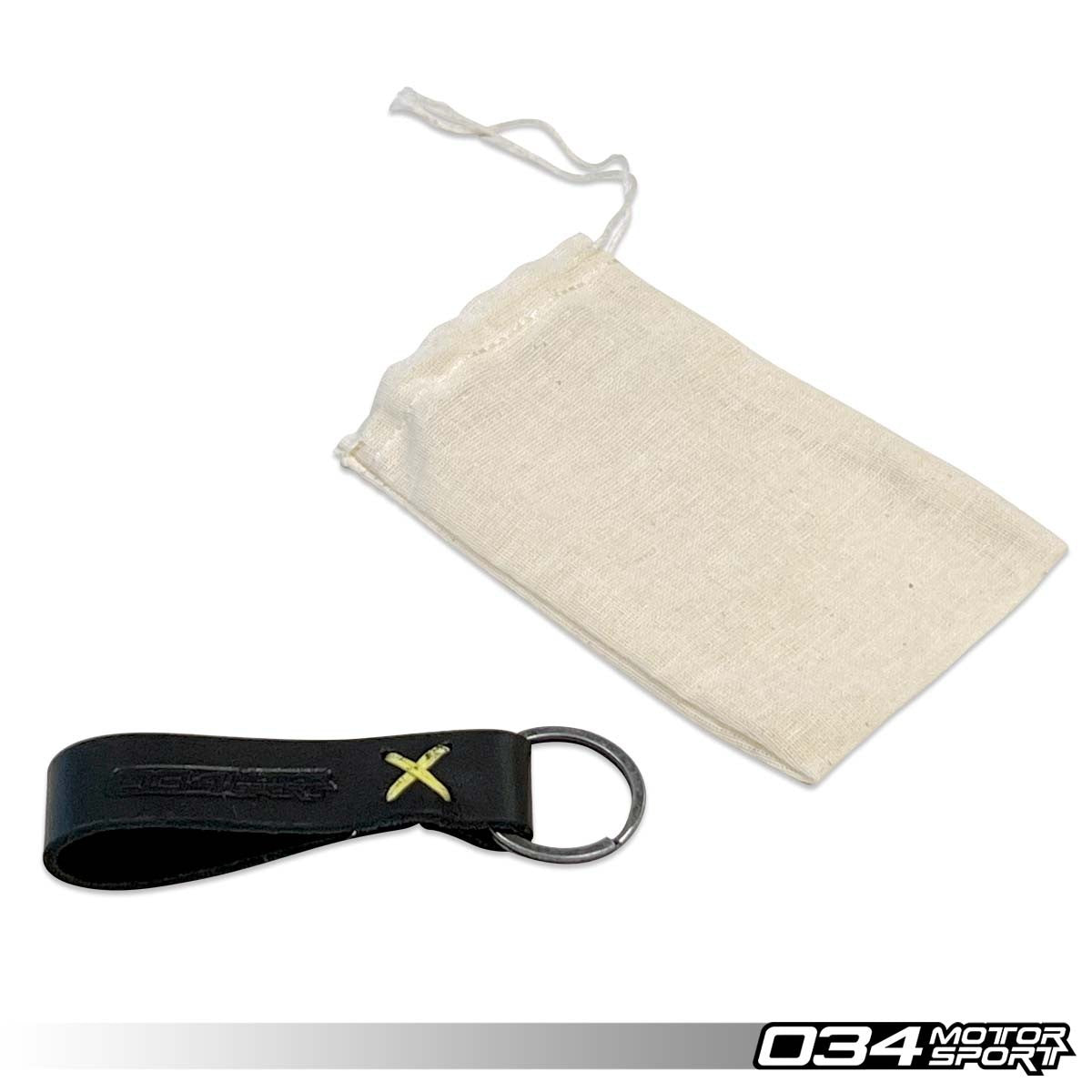034Motorsport Embossed Leather Key Chain - image 3