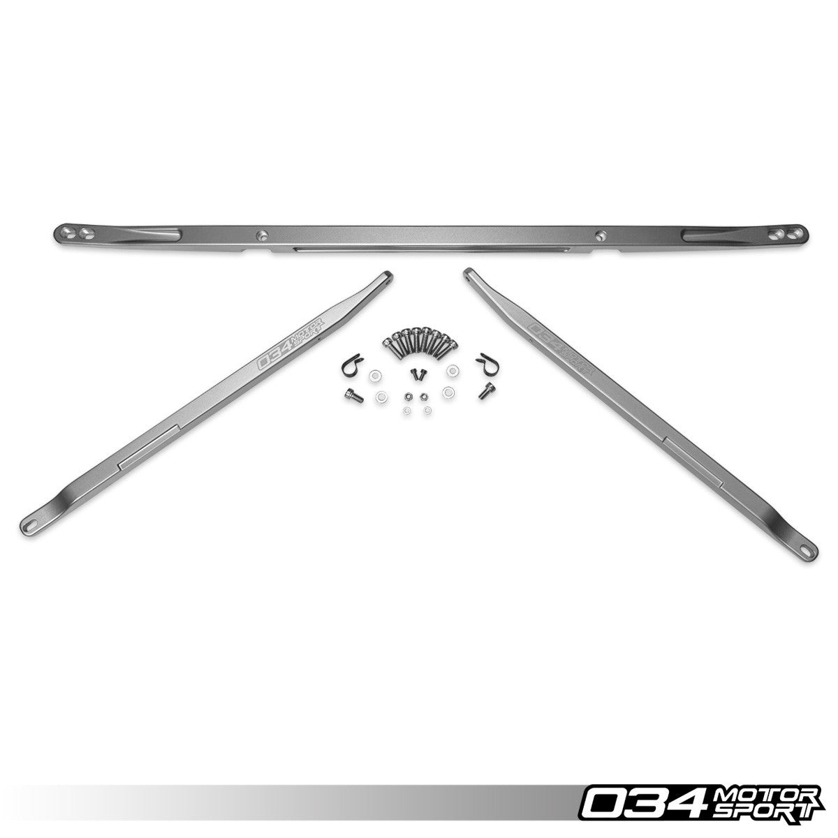 034Motorsport Front Strut Brace, C8 Audi A6/S6/RS6/Allroad & A7/S7/RS7, Billet Aluminum - image 2