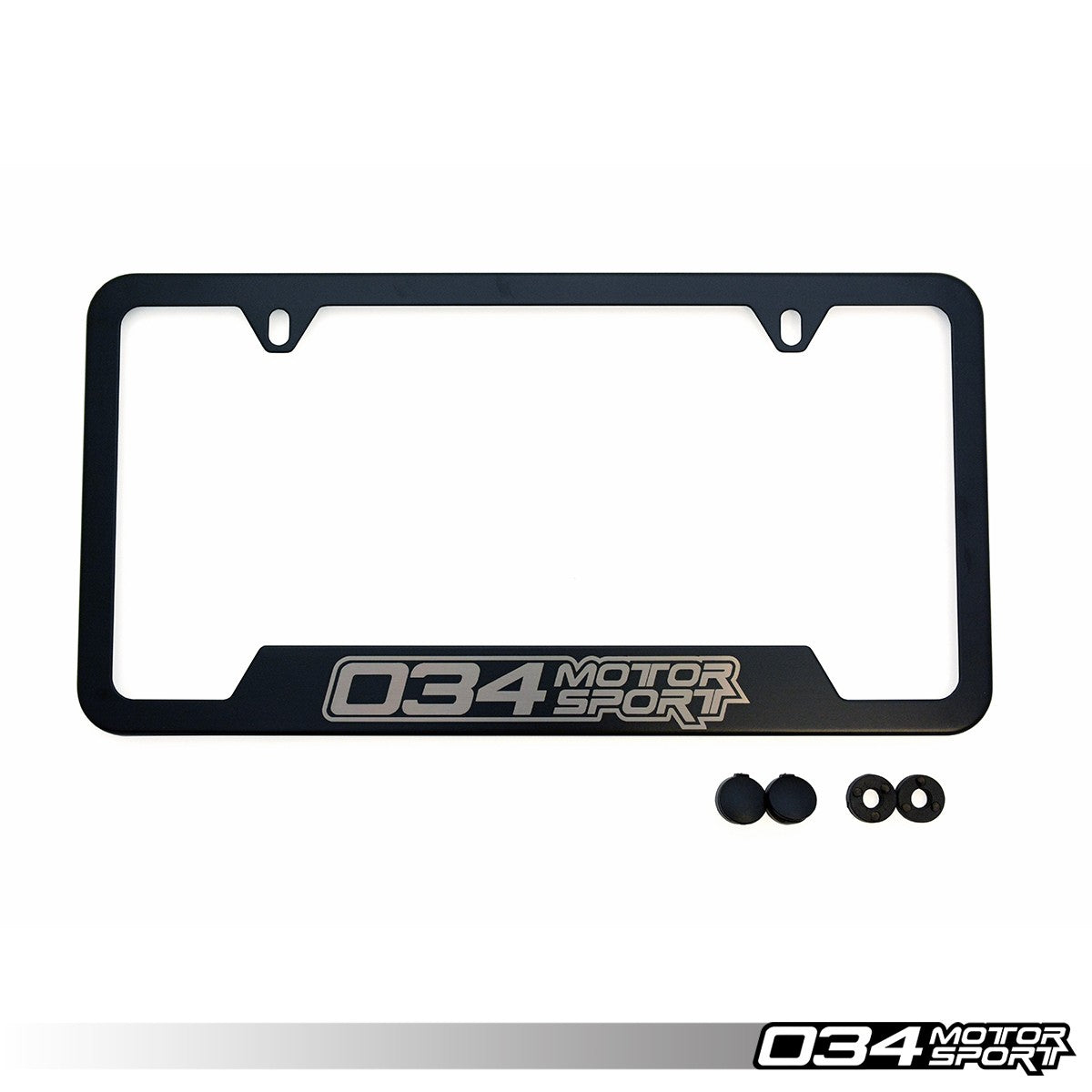 034Motorsport License Plate Frame - Powdercoated Stainless Steel