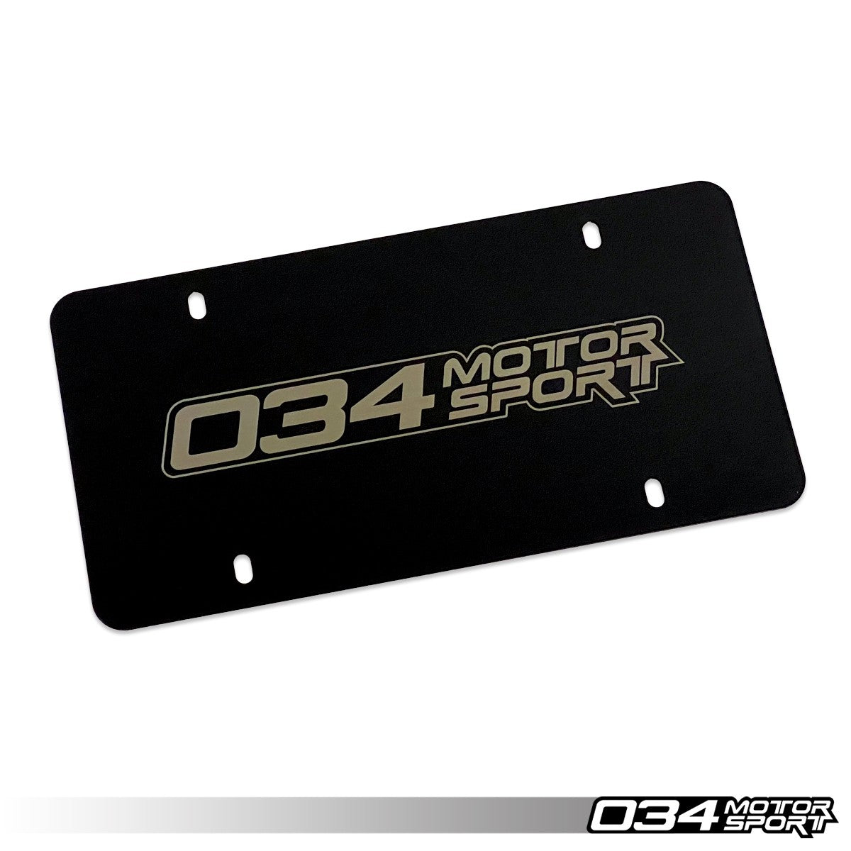 034Motorsport License Plate, Powdercoated Stainless Steel - image 2
