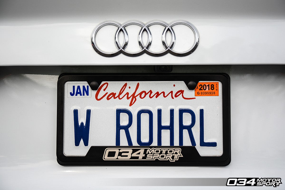 034Motorsport License Plate Frame - Powdercoated Stainless Steel - image 3