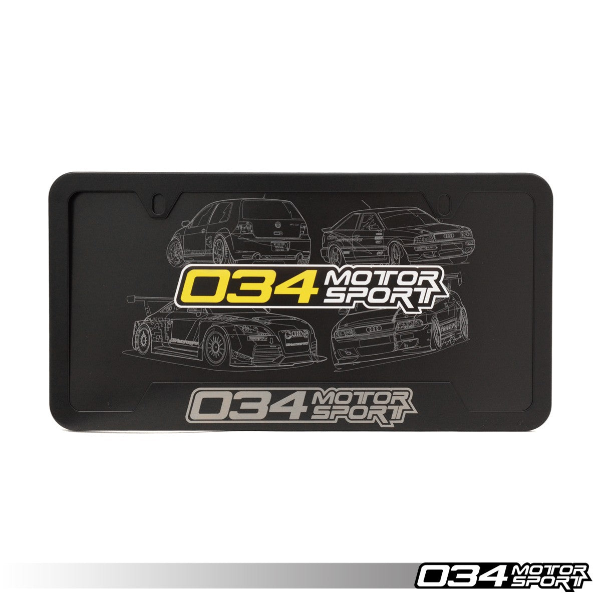 034Motorsport License Plate Frame - Powdercoated Stainless Steel - image 2