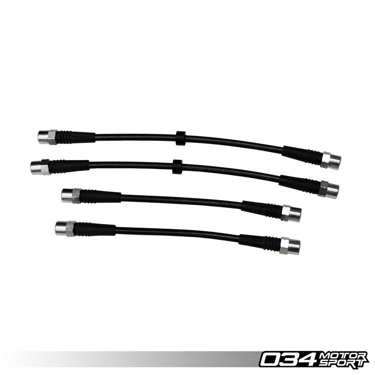 Stainless Steel Braided Brake Line Kit, Audi UrS4/UrS6
