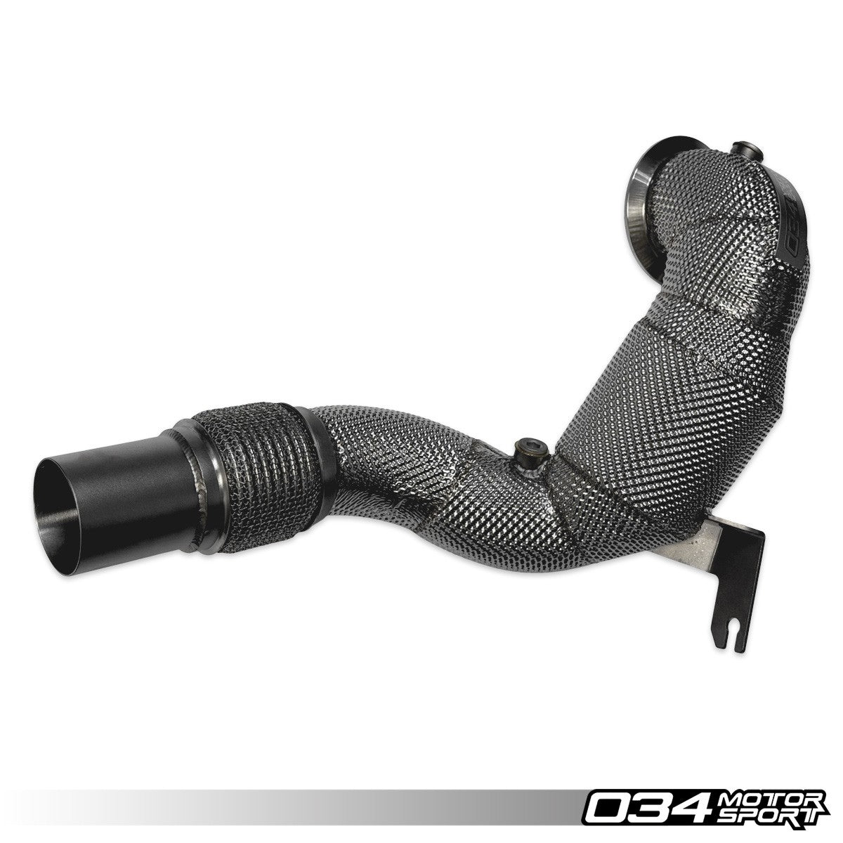 034Motorsport Stainless Steel Racing Downpipe for Mk8 Golf R & Audi 8Y S3 - image 3