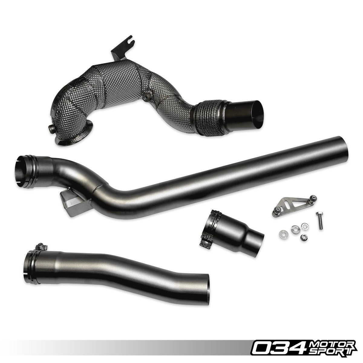034Motorsport Stainless Steel Racing Downpipe for Mk8 Golf R & Audi 8Y S3