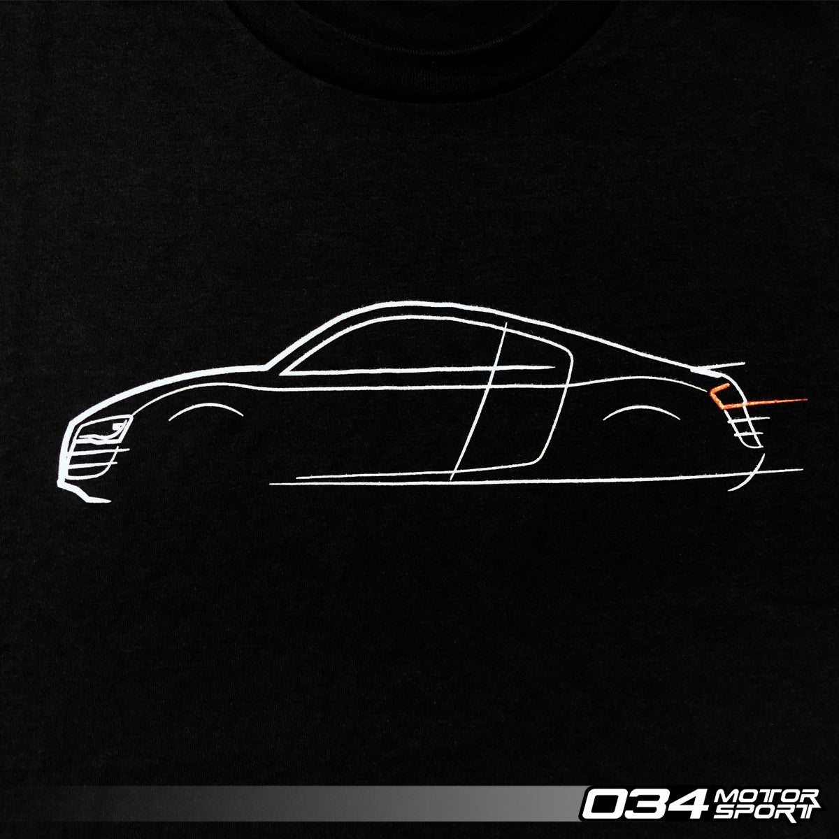 034Motorsport T-Shirt, Audi R8 Lines - image 3