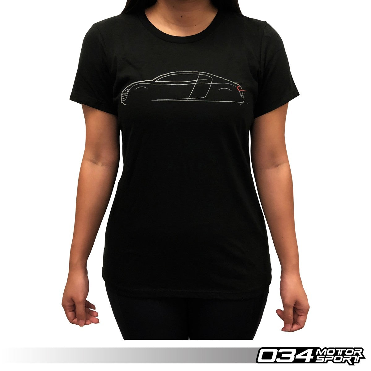 034Motorsport Women's T-Shirt, Audi R8 Lines