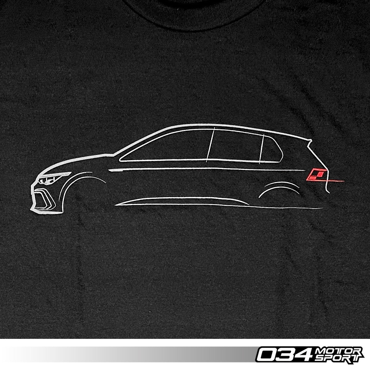 034Motorsport T-Shirt, MK8 Volkswagen GTI Line Art - image 2