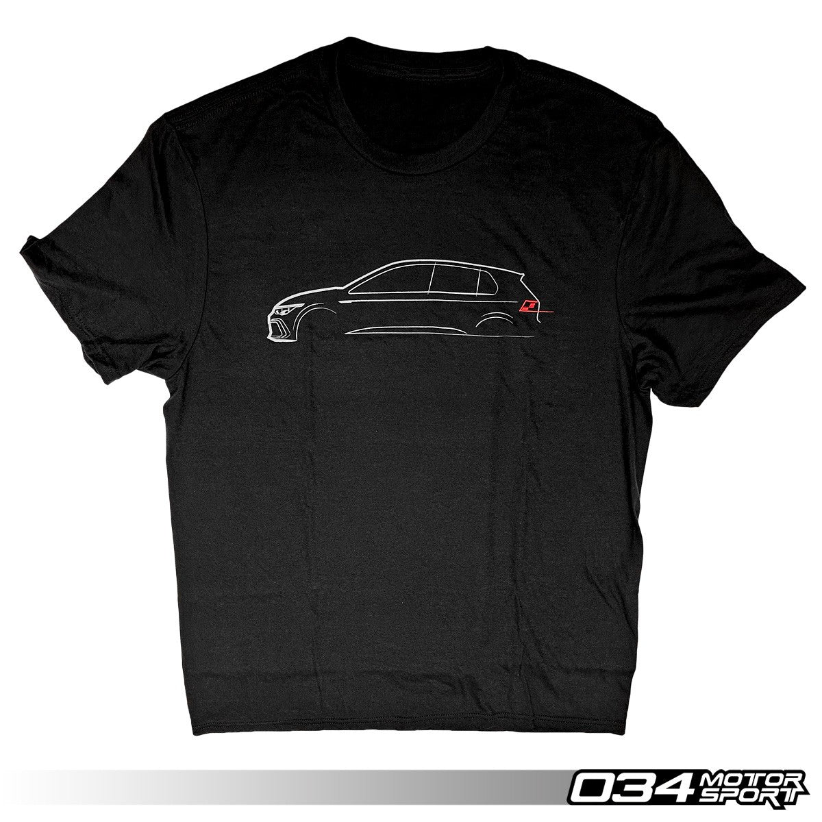 034Motorsport T-Shirt, MK8 Volkswagen GTI Line Art