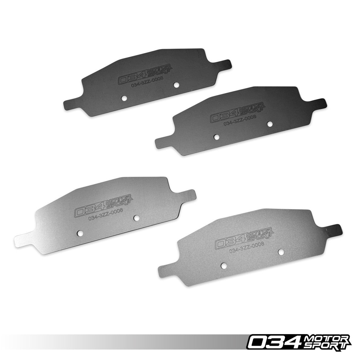 034Motorsport Titanium Brake Pad Shim Kit for B9/B9.5 Audi S4/S5/SQ5/RS5 - image 2