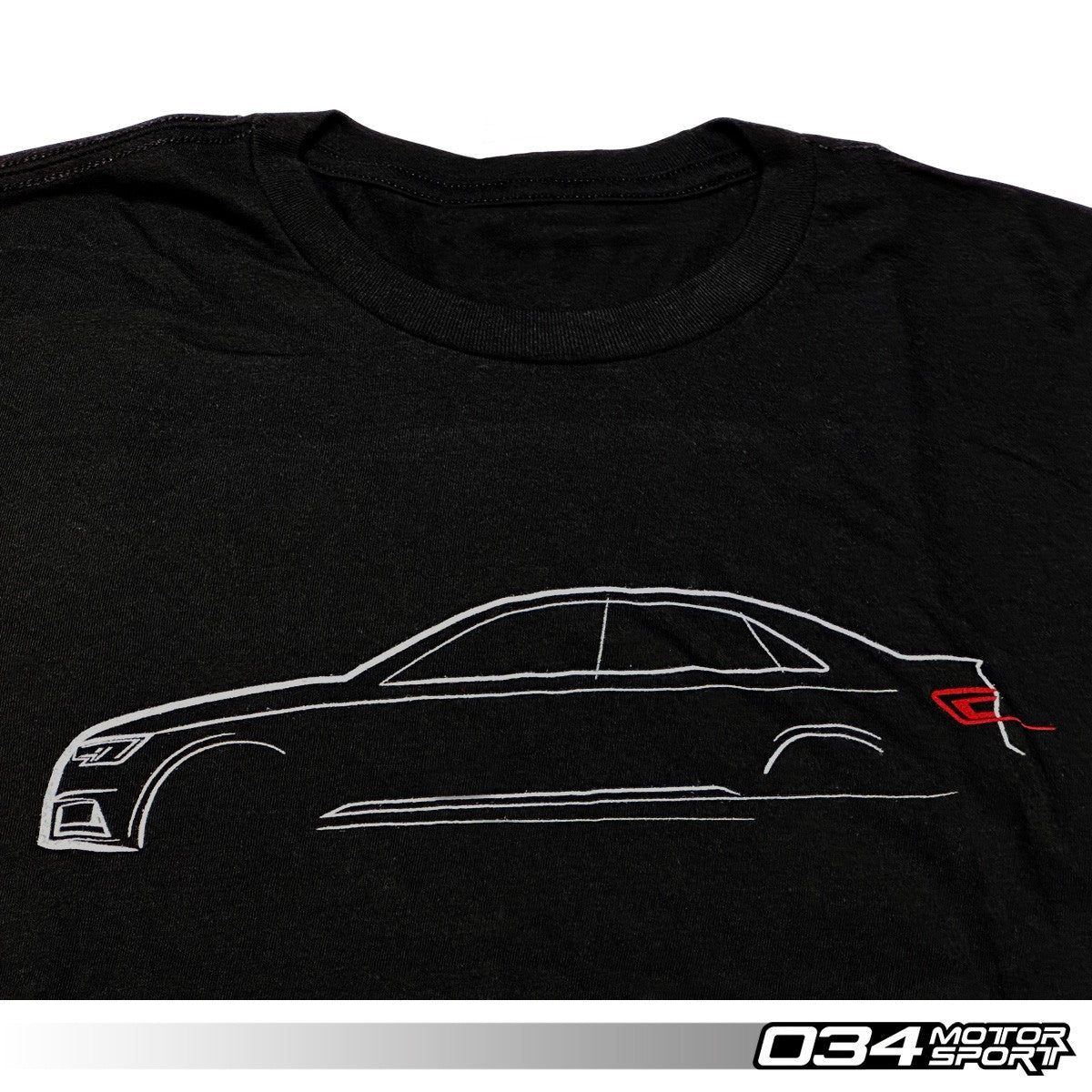034Motorsport T-Shirt, B9 Audi S4 Lines - image 2