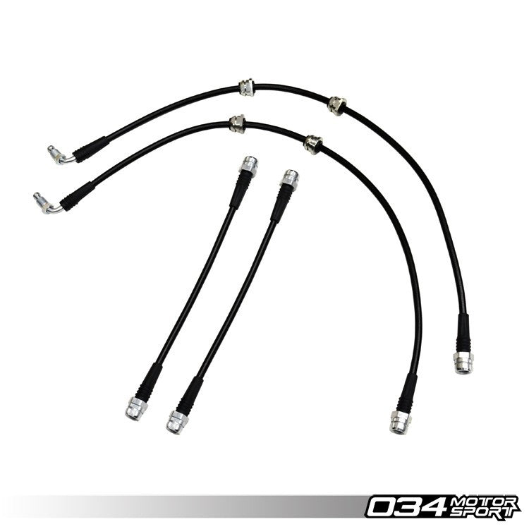 Stainless Steel Braided Brake Line Kit, 8J/8P Audi TT RS & RS3