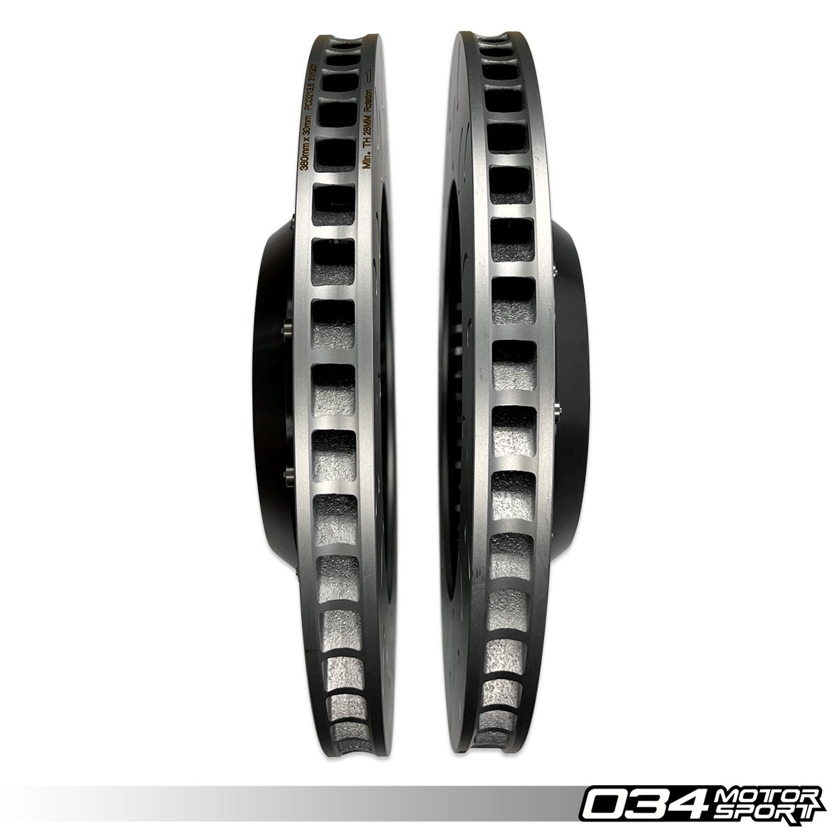2-Piece 380mm Floating Front Brake Rotor Upgrade for BMW F8x M2/M3/M4 - image 5