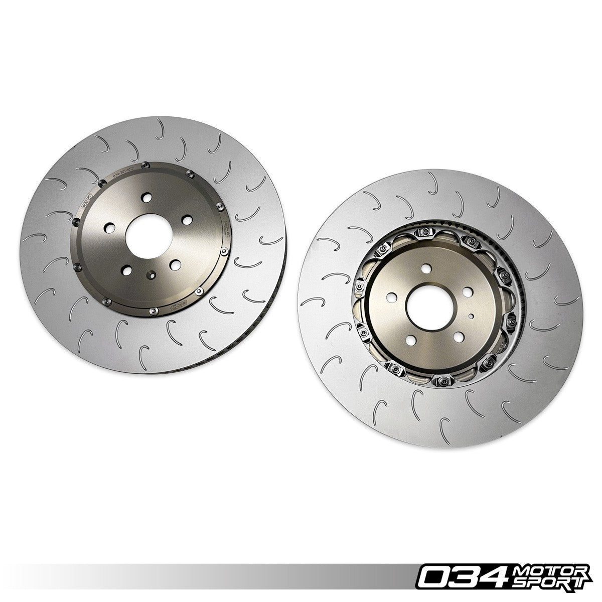 2-Piece Floating Front Brake Rotor 375mm Upgrade for Mk8 Golf R & Audi 8Y S3 - image 4