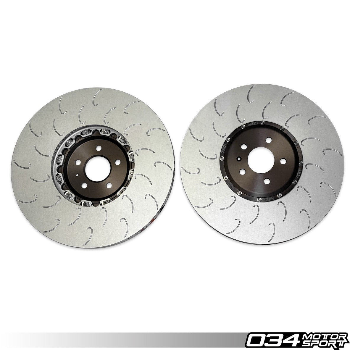 2-Piece Floating Front Brake Rotor Upgrade for Audi C8 RS6 & RS7 - image 2