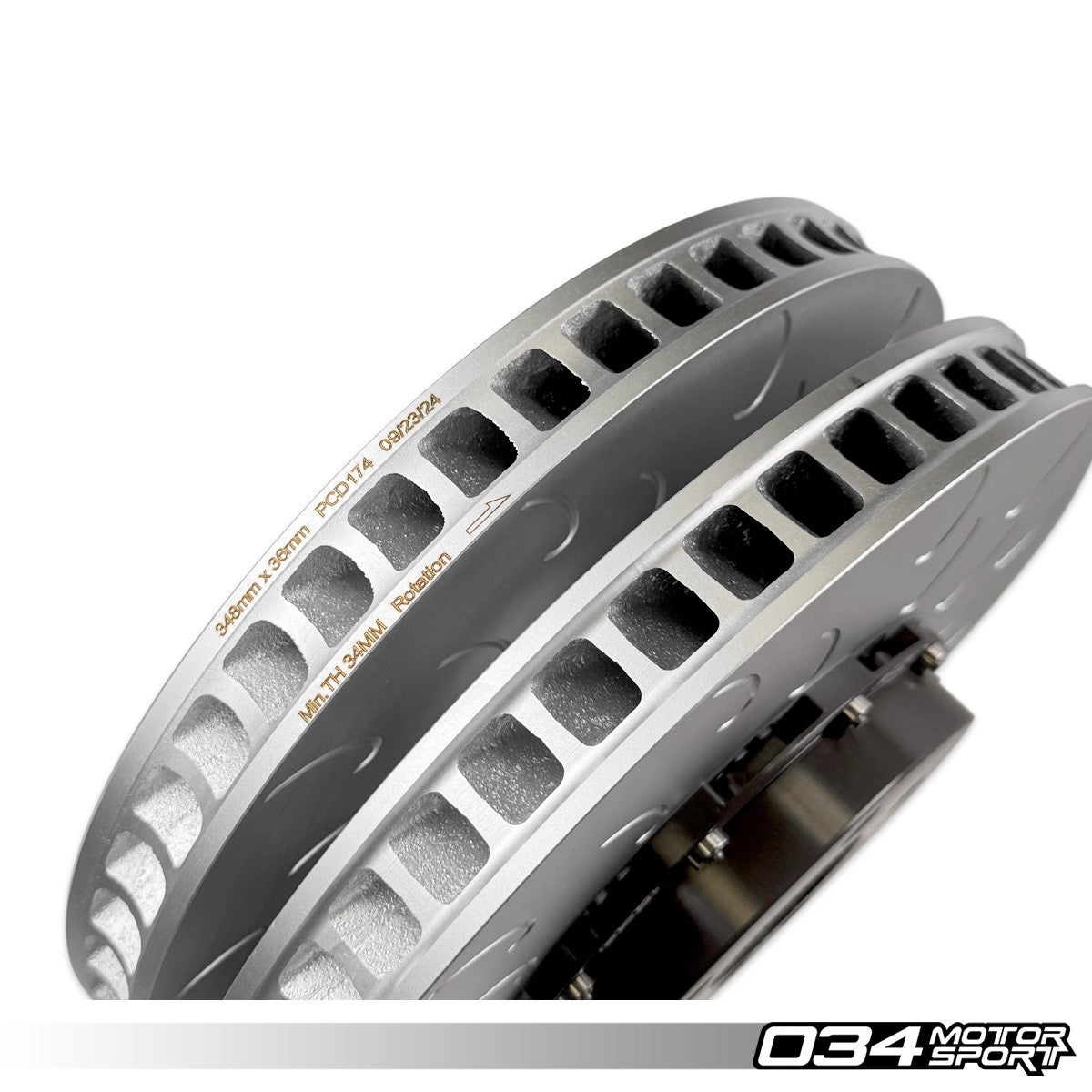 2-Piece Floating Front Brake Rotor Upgrade for BMW G20 M340i and Toyota A90/91 GR Supra - image 6