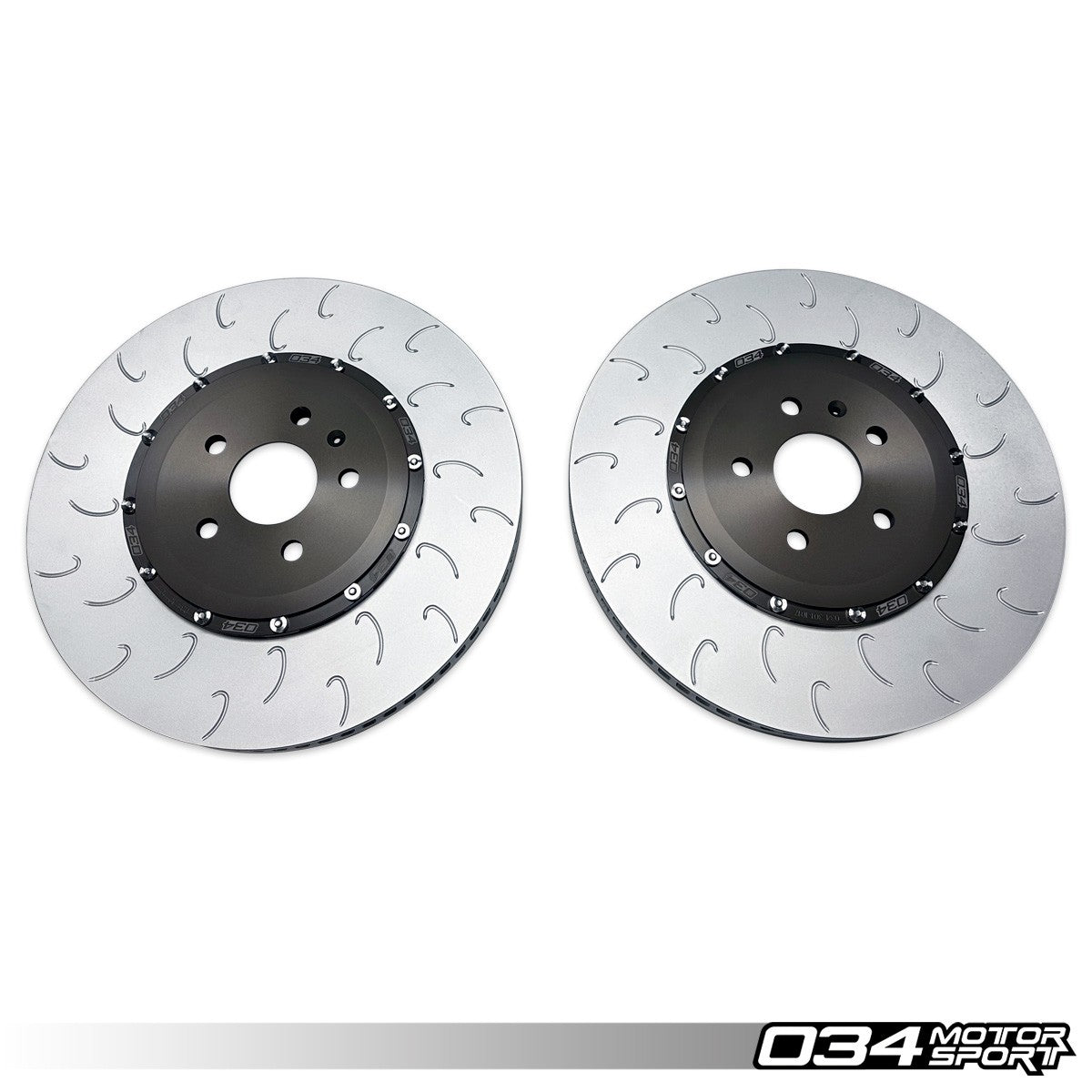 2-Piece Floating Front Brake Rotor Upgrade Kit for 8Y Audi RS3