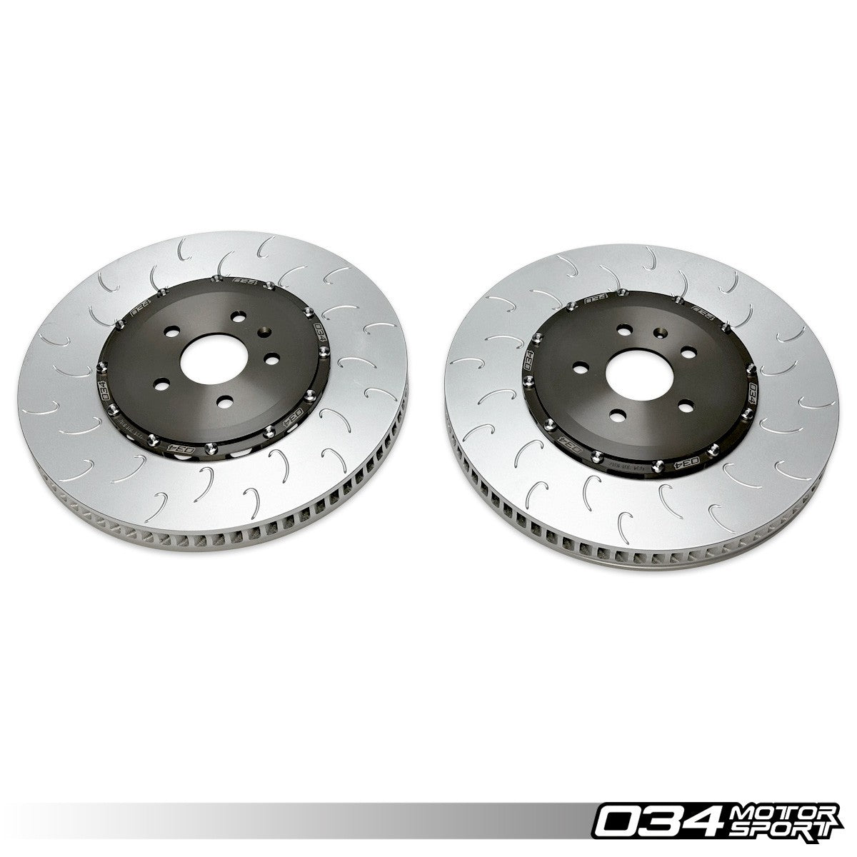 2-Piece Floating Front Brake Rotor Upgrade Kit for 8Y Audi RS3 - image 2