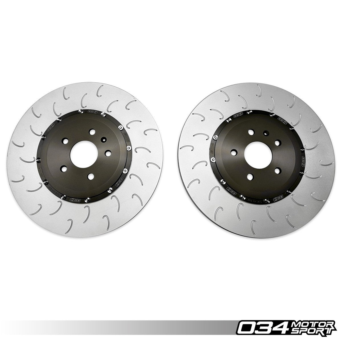 2-Piece Floating Front Brake Rotor Upgrade Kit for 8Y Audi RS3 - image 3