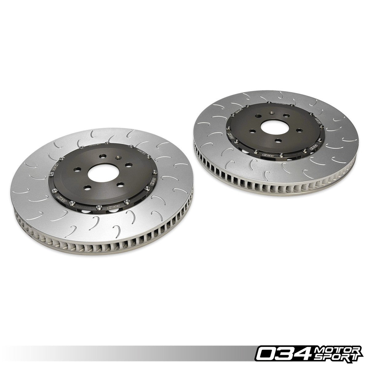 2-Piece Floating Front Brake Rotor Upgrade Kit for 8Y Audi RS3 - image 4