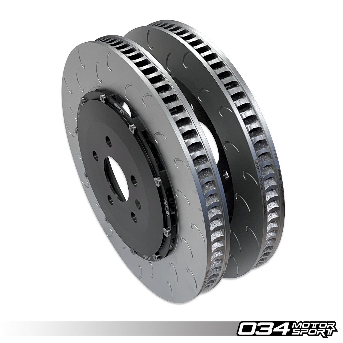 2-Piece Floating Front Brake Rotor Upgrade Kit For Audi 8S TTRS - image 3