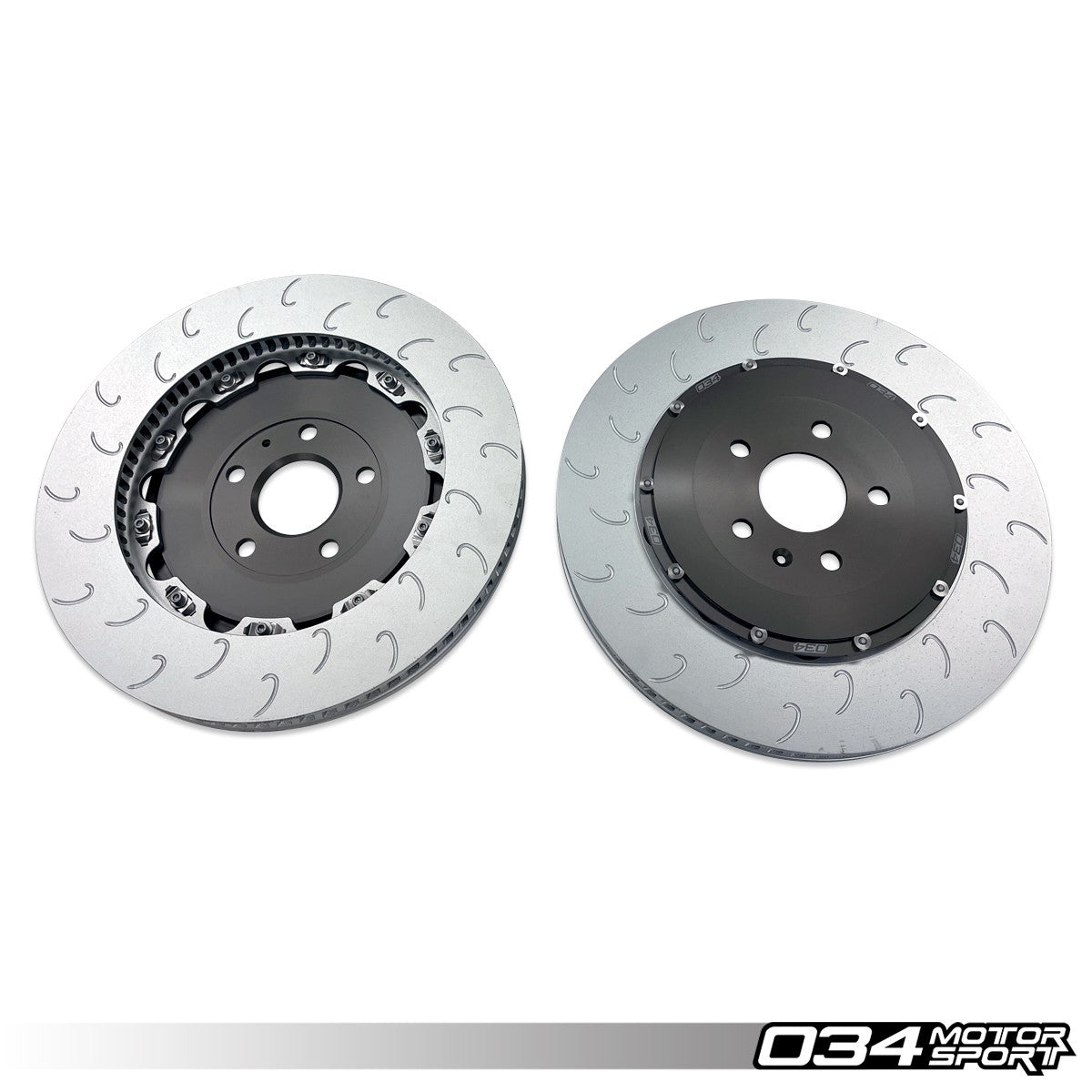 2-Piece Floating Front Brake Rotor Upgrade Kit For Audi 8S TTRS - image 4