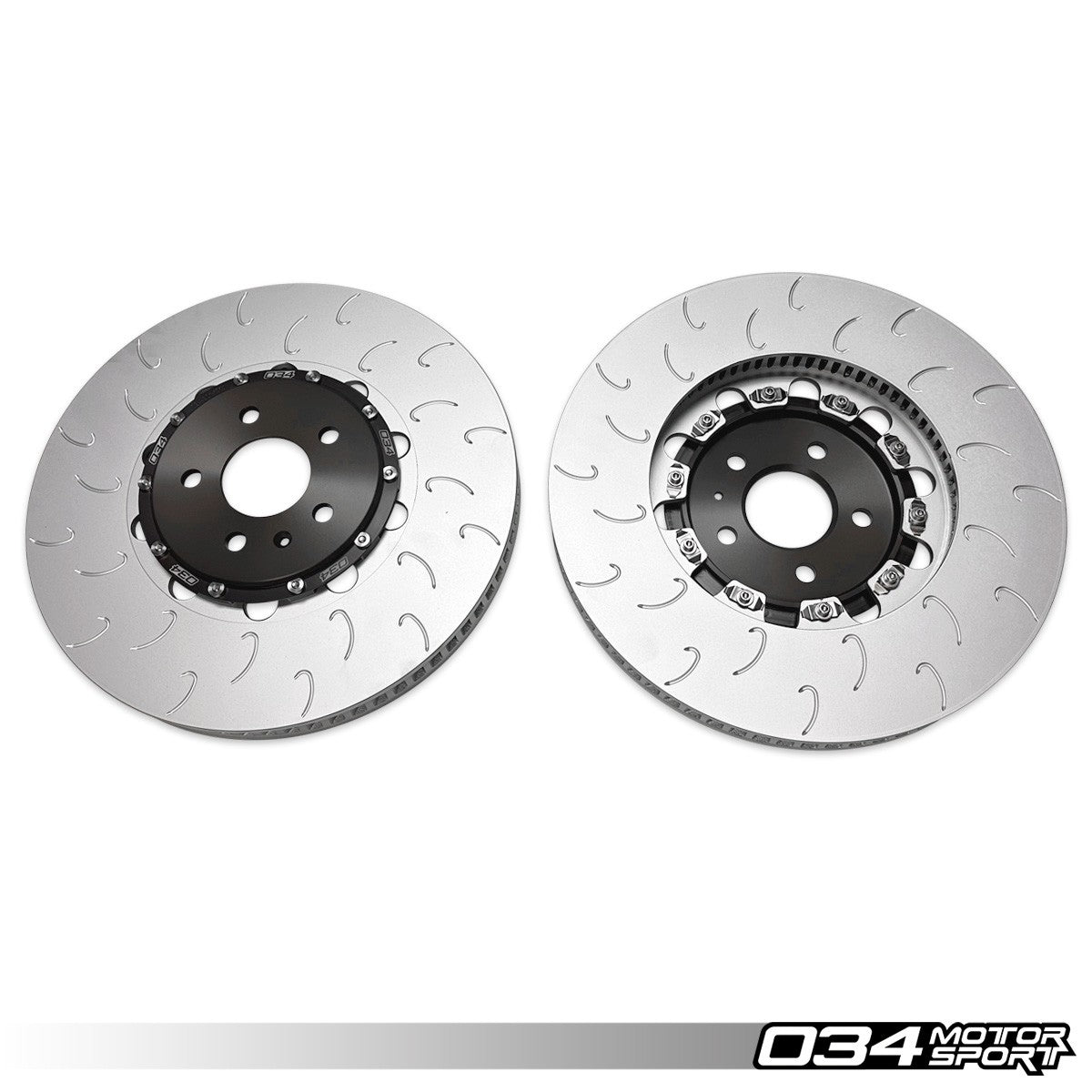 2-Piece Floating Front Brake Rotor Upgrade Kit for Audi B8.5 SQ5 - image 2