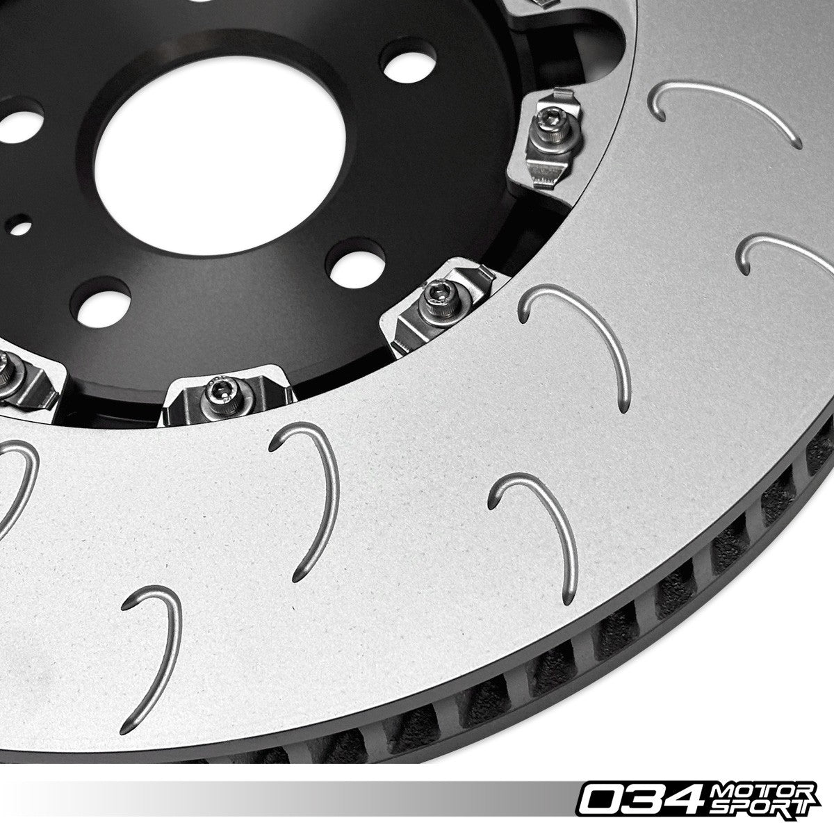 2-Piece Floating Front Brake Rotor Upgrade Kit for Audi B8.5 SQ5 - image 3
