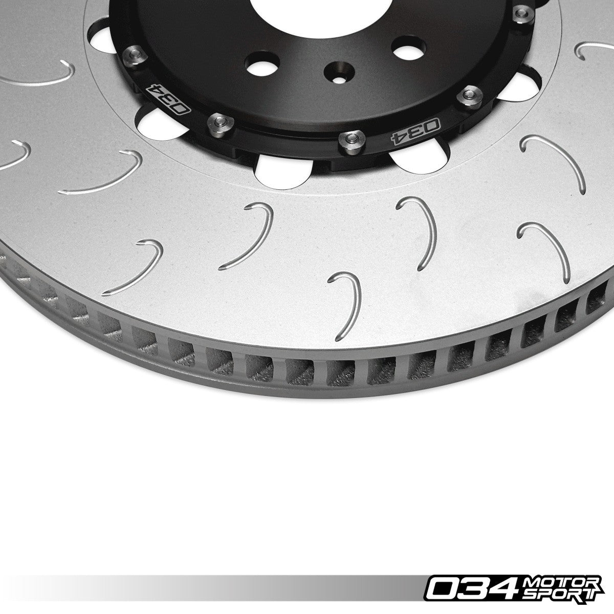 2-Piece Floating Front Brake Rotor Upgrade Kit for Audi B8.5 SQ5 - image 4