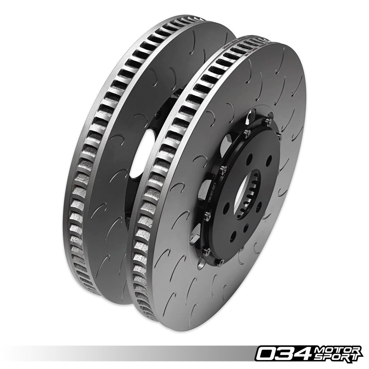 2-Piece Floating Front Brake Rotor Upgrade Kit for Audi B8.5 SQ5 - image 7