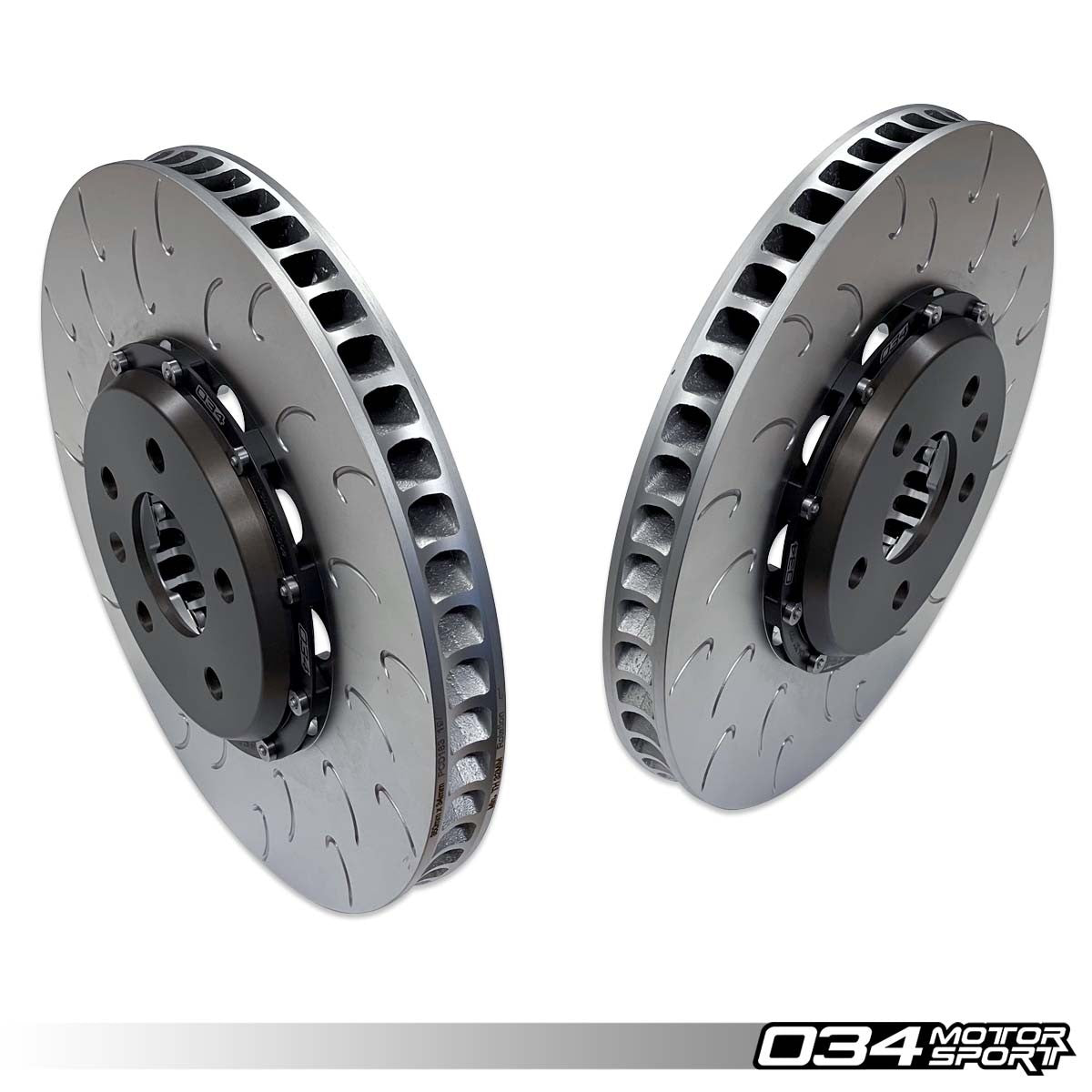 2-Piece Floating Front Brake Rotor Upgrade Kit for Audi B9/B9.5 S4/S5/SQ5 - image 2