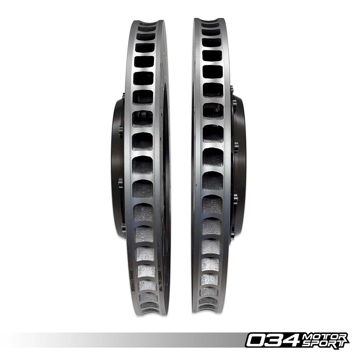 2-Piece Floating Front Brake Rotor Upgrade Kit for Audi B9/B9.5 S4/S5/SQ5 - image 3