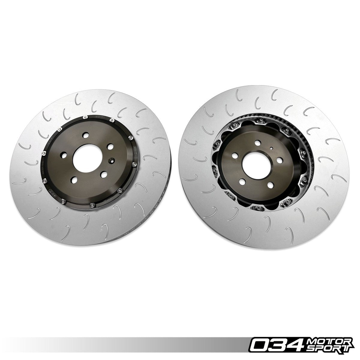 2-Piece Floating Front Brake Rotor Upgrade Kit for Audi B9/B9.5 RS5 & 4M/4M.5 Q7/Q8 - image 2