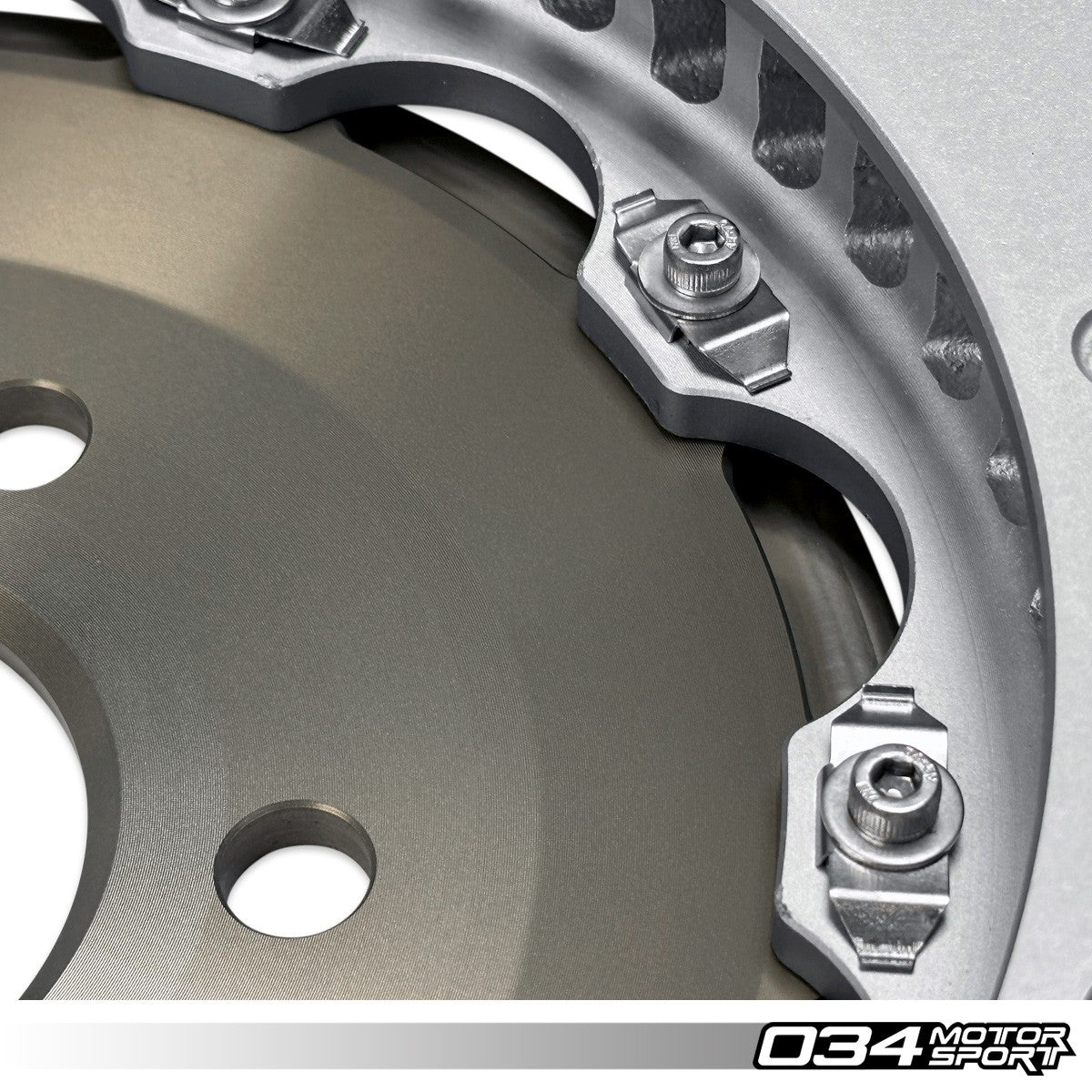 2-Piece Floating Front Brake Rotor Upgrade Kit for Audi C7 S6/S7 - image 4